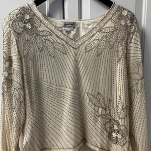 Three Flaggs Beaded Too